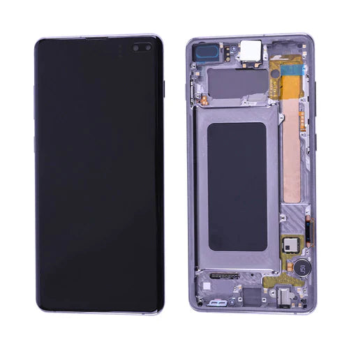 Samsung Galaxy S10 Plus Pantalla Con Bisel (Sin Lector De Huella) (Aftermarket PLUS: TFT) (Negro Prisma/ Ceramico)