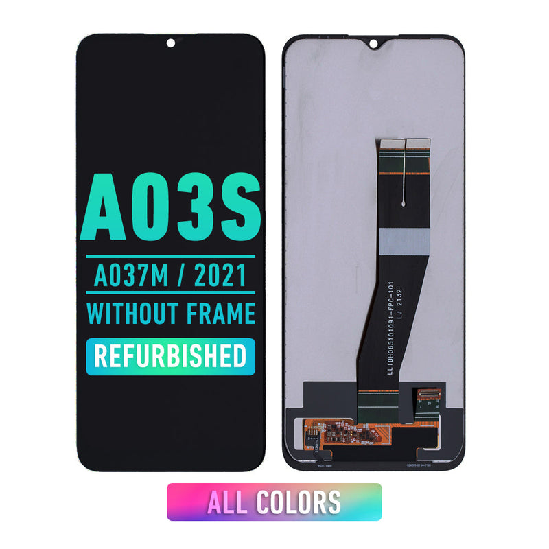 Samsung Galaxy A03S (A037M / 2021) Pantalla Sin Bisel (VERSION US) (TYPE-C) (Reacondicionada) (Todos Los Colores)